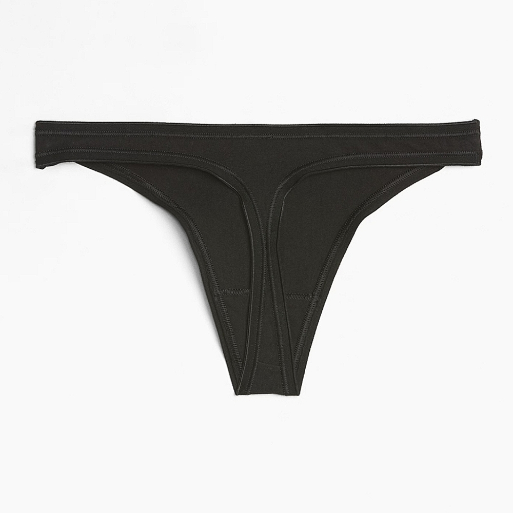 GapBody Stretch Cotton Thong - Picture 2 of 2